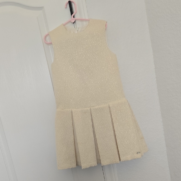 Tartine et Chocolat Sparkling Cream Dress - Picture 1 of 3